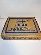 Vintage Bogen Professional 8x10 Darkroom Enlarger Easel Mask Adjustable Boxed