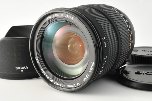 [N MINT] Sigma 18-200mm F/3.5-6.3 DC OS HSM AF Zoom Lens Canon EF From JAPAN #79