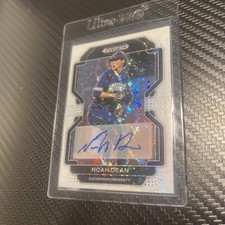 2022 Panini Prism Draft Picks Noah Dean Autograph Donuts 04/50 No.PDP159