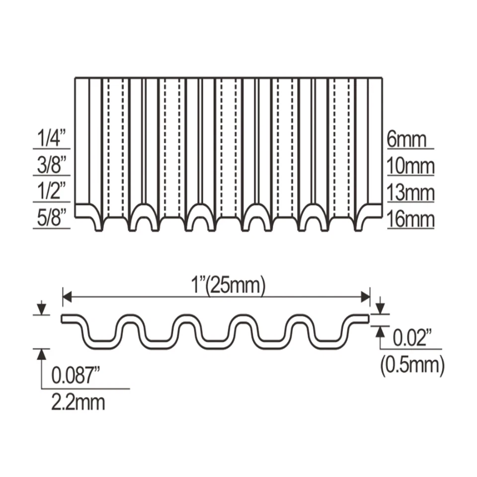 Grapadora corrugada neumática PWS16 5/8", grapa de alta resistencia Foto 3 de 4