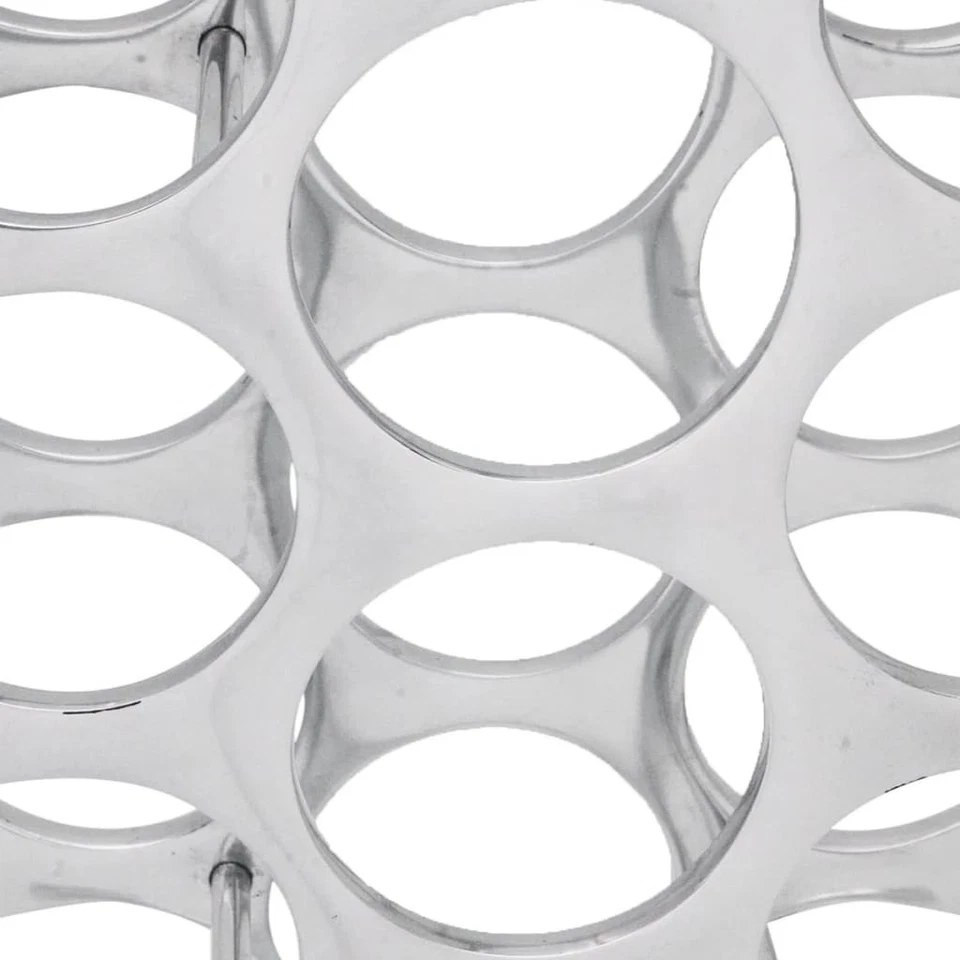 Portavini in Alluminio Argento 27 Bottiglie - Immagine 3 di 3