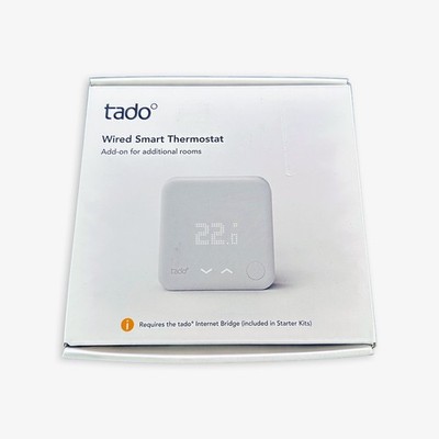 tado smart home Thermostat (verkabelt) als Wandthermostat, Steuerung per App