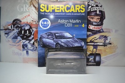 Panini Supercars - 2016 Aston Martin DB11 - grau - Modellauto im Maßstab 1:43 #04