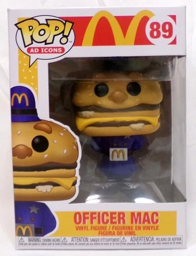 Funko Pop! Ad Icons McDonalds 89 Officer Mac 2020 Vinyl Figure
