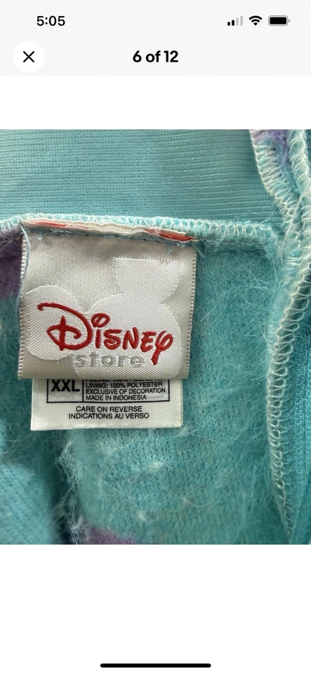 Monsters Inc 迪士尼 Sully 服装万圣节前免费送货! — 第 4/4 张图片