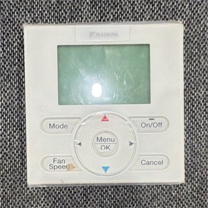 Daikin Programmable Wall-Mounted Thermostat White Digital Display Push Button
