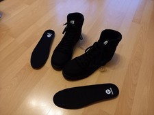Hummel Sneaker Slimmer Stadil Tonal High Gr. 48 schwarz BLD links 1 cm NEU