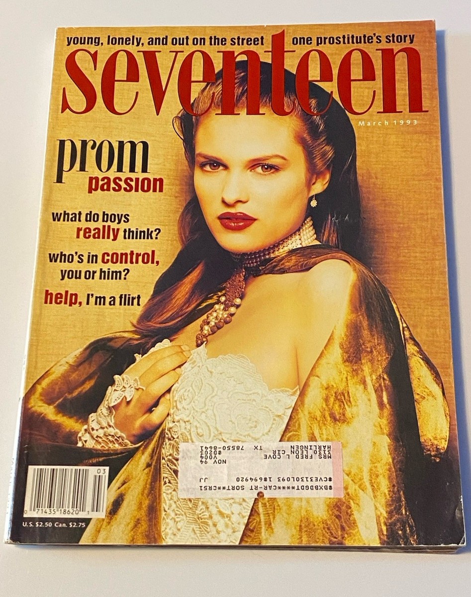 Vintage SEVENTEEN Magazine March 1993 VINESSA SHAW — Excellent
