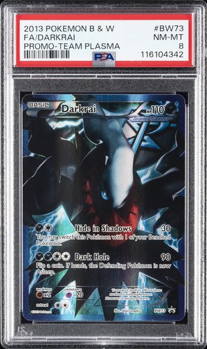 Darkrai graded PSA 8 for sale on eBay
