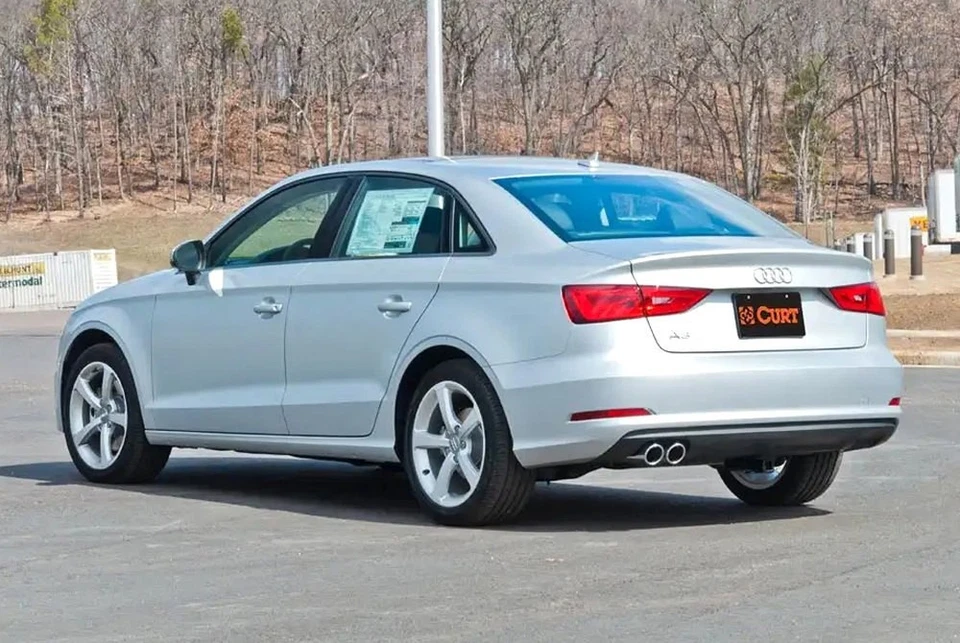 For Audi A3 16-19 Trailer Hitch Class 1 Square Concealed Trailer Hitch w 1-1/4" - Изображение 2 из 4