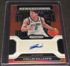 2022-23 Prizm Draft Picks Sensational Signatures Red 158/199 Collin Gillespie RC