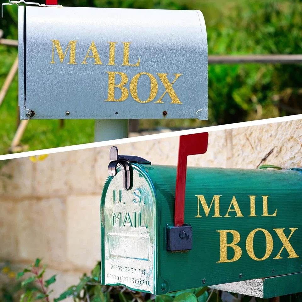 8 Sheets 416 Pcs Vinyl Letters Stickers Alphabet Glitter Gold 1 Inch, 2 Inch - Image 4 of 4