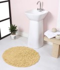 Vibrant Yellow Cotton Bath Rug Ultra Absorbent
