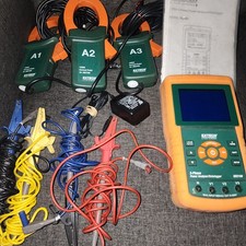  EXTECH 382100 1200A 3 PHASE Power Analyzer Data Logger Meter 