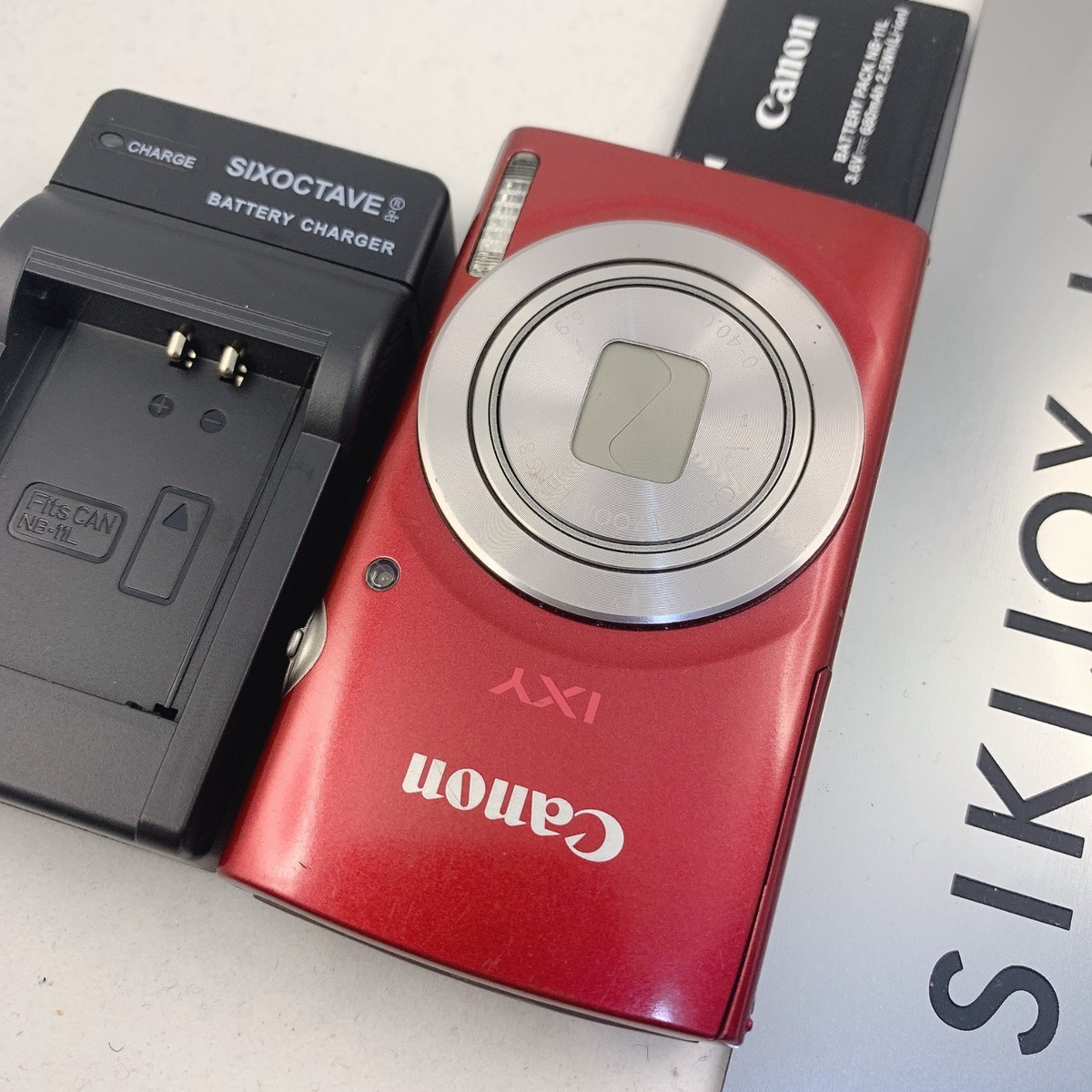 Canon IXY 200 20MP Compact Digital Camera - Red for sale