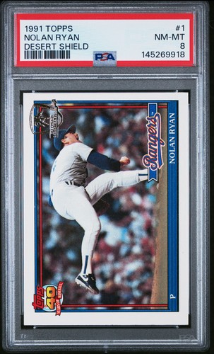 Nolan Ryan #1 1991 Topps Desert Shield card