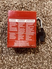 Power Wheels 00801-0712 6V RED Battery And Charger Pack Fisher Price Genuine