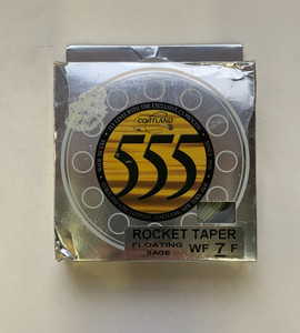 CORTLAND 555 Rocket Taper Floating Fly Line WF 7 F sage 105 ft., vintage