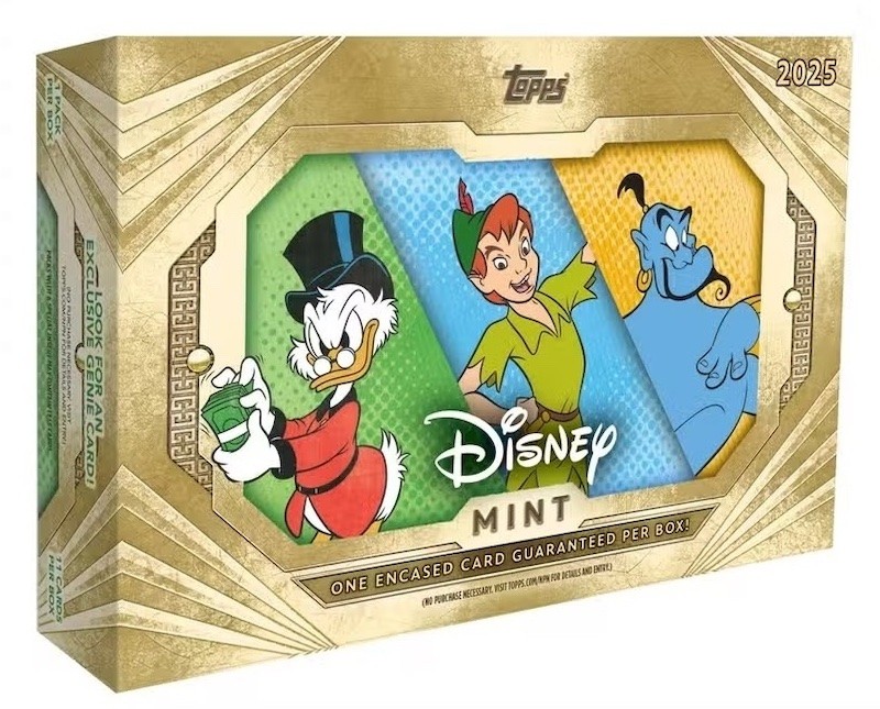 2025 TOPPS CHROME DISNEY MINT BOX (1 Encased/10 Cards) NYCC
