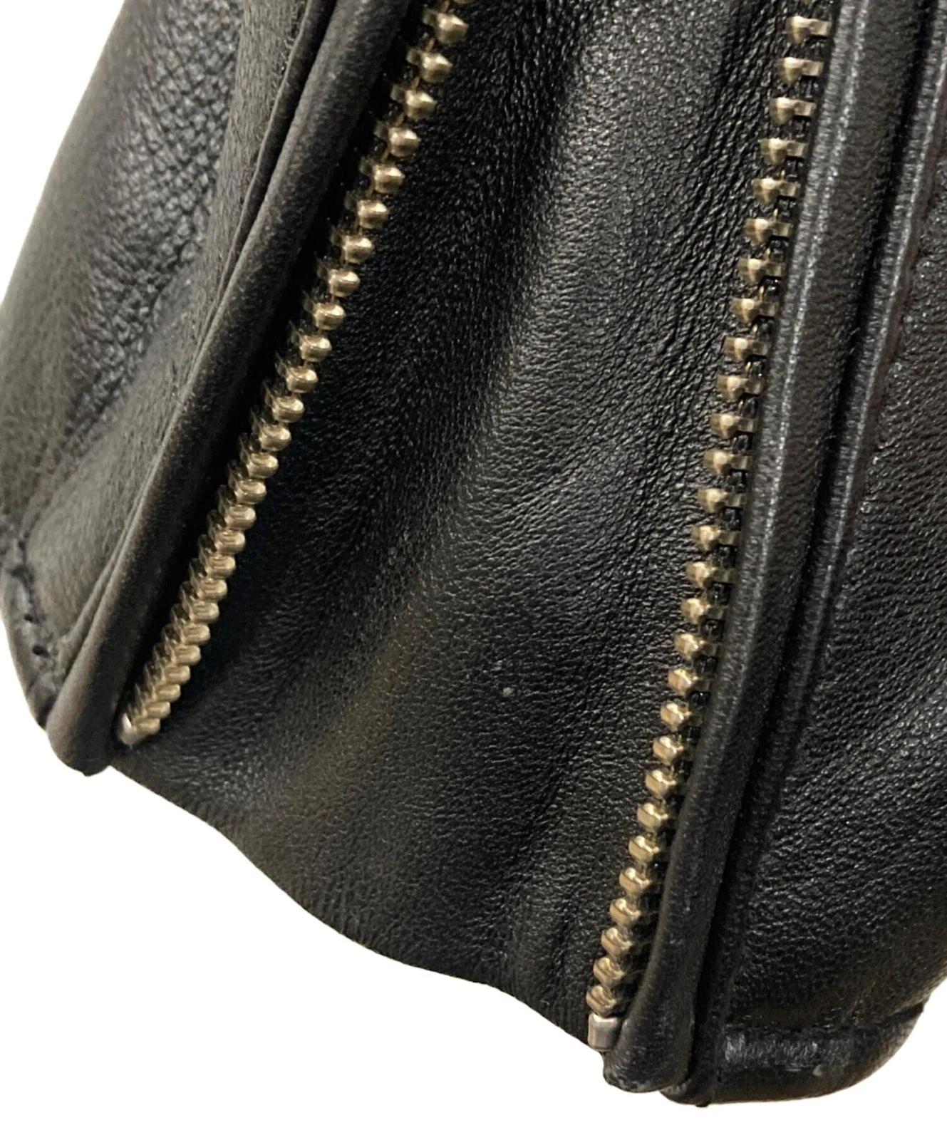 URBAN RESEARCH ITEMS Leather Sheepskin Jacket Men's Size 38 Black image 7