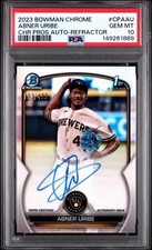 2023 Bowman Chrome Prospect Autographs Abner Uribe #CPA-AU