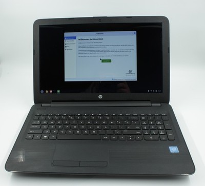 HP Laptop Intel Celeron  15,6'' 4GB RAM 128GB SSD Linux Mint Startklar  geprüft