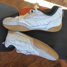 Hi-Tec Męskie białe buty do squasha Klasyczne trampki Sznurowane Badminton Court UK 8