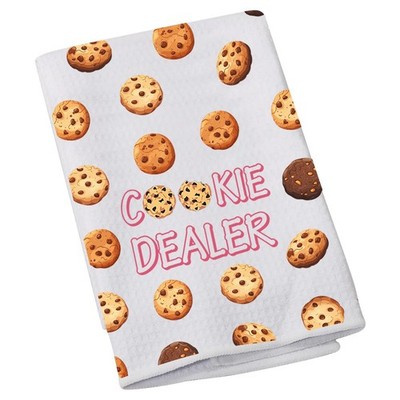 Cookie Dealer Kitchen Towels Biscuit Pastry Chef Bakery Hand Dish Towel