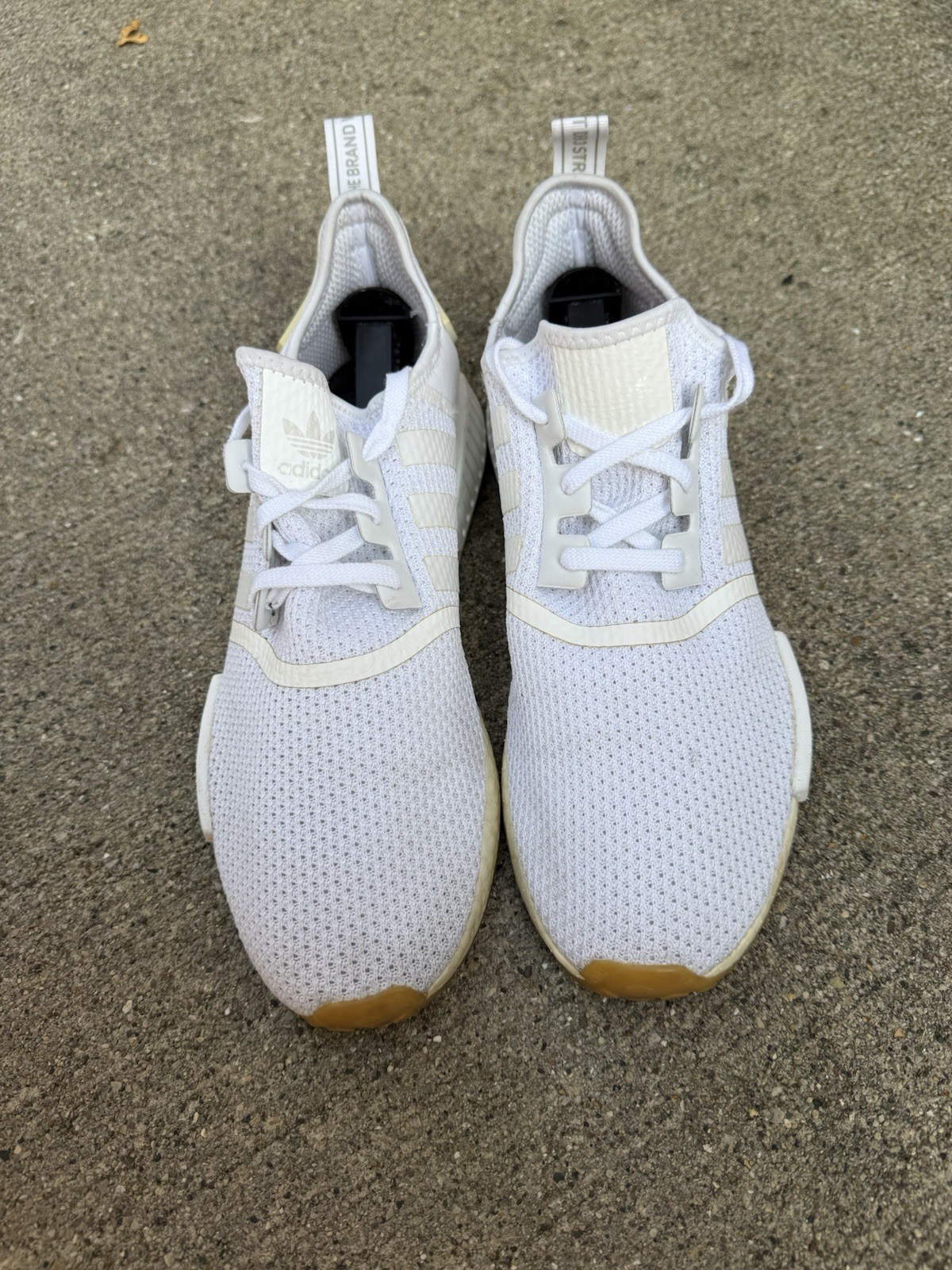 SAOLA Adidas NMD R1 gomma bianca taglia 12