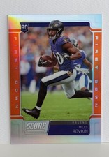 2019 Panini  Score Update Miles Boykin SSP RC /10 FIRST DOWN REFRACTOR 🌠