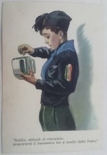 CARTOLINA BALILLA ONB OPERA NAZIONALE BALILLA CASSA RISPARMIO PROVINCIE LOMBARDE