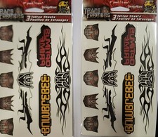 Lot of 20 packs Transformers Temporary Tattoos Party favors Prizes kids 60 sheet