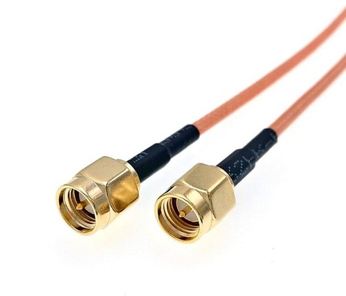 2 X Cavo Jumper Coassiale SMA Maschio a SMA Maschio RF Treccia RG316 1M/3FT/100cm 2pz - Foto 2 di 4