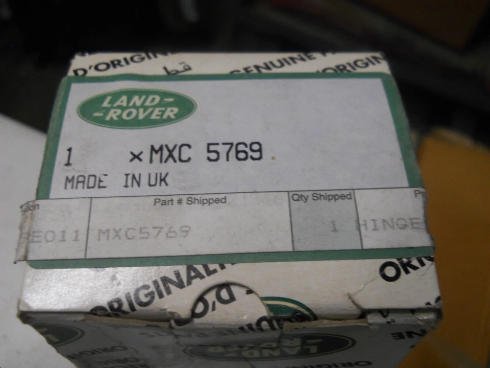 LAND ROVER RANGE ROVER POSTE INFERIOR LH BISAGRA PUERTA LATERAL CONDUCTOR 1989-1996 ALR8892 Foto 3 de 3