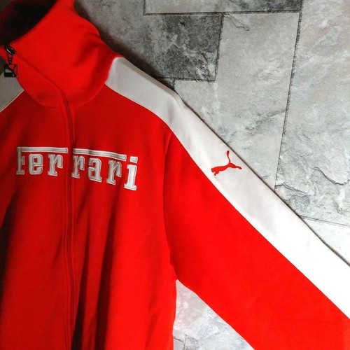 NFS PUMA Ferrari Gearbox Sweat Hoodie L Red White Super rare - 第 5/12 張圖片