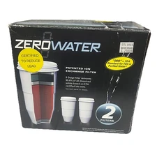 Zero Water 5 Stage Advanced Filtration 2 Replacement Water Filters New