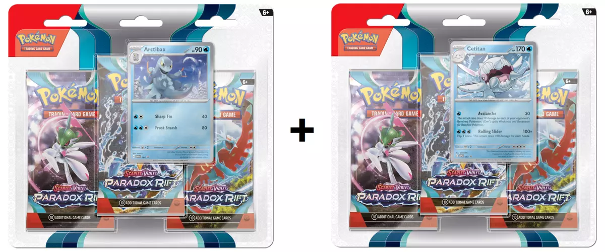 Pokemon Scarlet & Violet Paradox Rift 3-Pack Blister Pack - 24 Pack Box