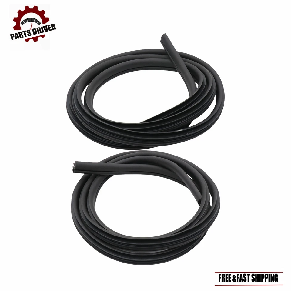 Paquete de 2 impermeables para puerta delantera izquierda y derecha para Ford F-150 F-250 97-04 Foto 3 de 4