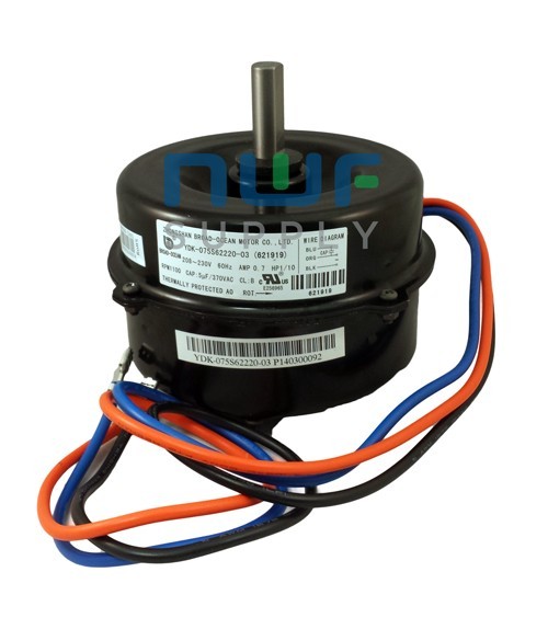 Nordyne Zhongshan Broad-Ocean Fan Motor YDK-075S62220-03 (621919