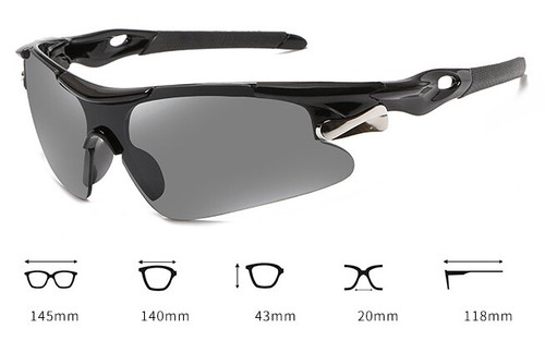 Sunglasses Sports Cycling Glasses UV Protection Full Screen for Running Fishing - Picture 30 of 30