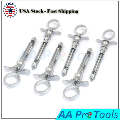 1 Premium German Heavy-Duty Dental Aspirating Syringe – 1.8CC For Dental Procedures