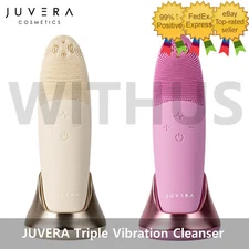 JUVERA Triple Vibration Cleanser Facial Cleansing Device Skin Care JV-105_