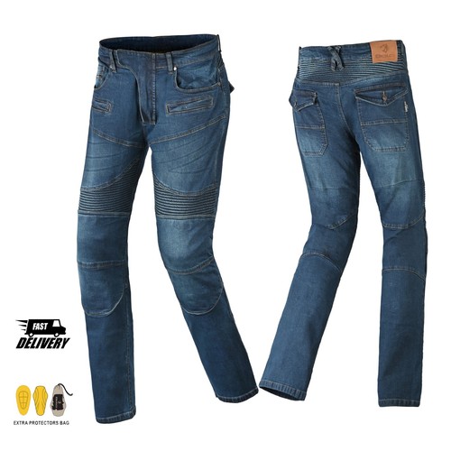 Men Motorcycle Jeans Motorbike Denim Trouser Pants Blue Tour Travel CE men-motorcycle-jeans-motorbike-denim-trouser-pants-blue-tour-travel-ce