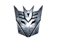 Decepticon Logo Transformers Weatherproof Anime Sticker 6" Car Decal
