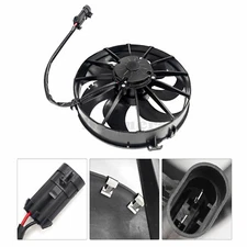 VA01-AP90/VLL-66A 12in Puller Fan Curved Blade 1870 CFM For SPAL 30103202 12V