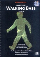 Garantiert Walking Bass lernen Eddi Andreas Lehrbuch Noten mit CD