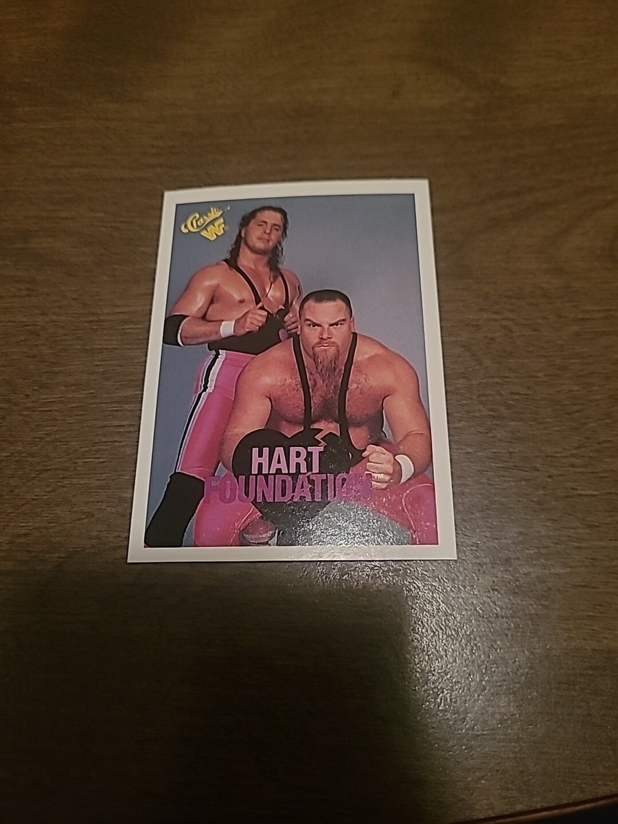 Nice 1990 Classic WWF Hart Foundation #38. 00009 | eBay