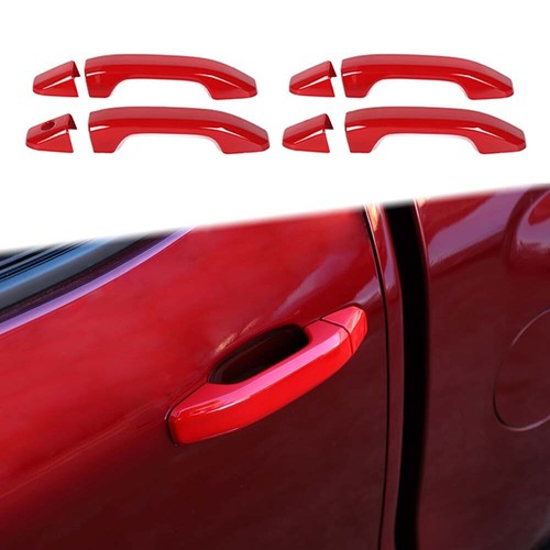Door Handle Covers For 2014-2024 GMC Sierra Chevy Silverado W/1 Smart Keyholes - Picture 2 of 14