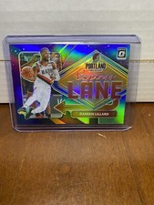 2021 Optic Basketball Damian Lillard Purple Prizm Express Lane 8 Trail Blazers
