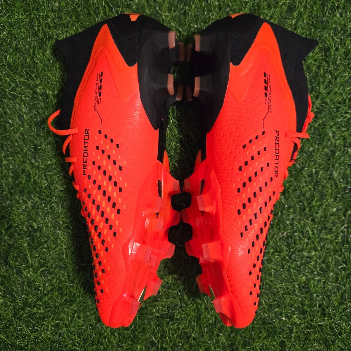 Adidas Predator Accuracy 1 Pro FG Orange Black Soccer Cleats 